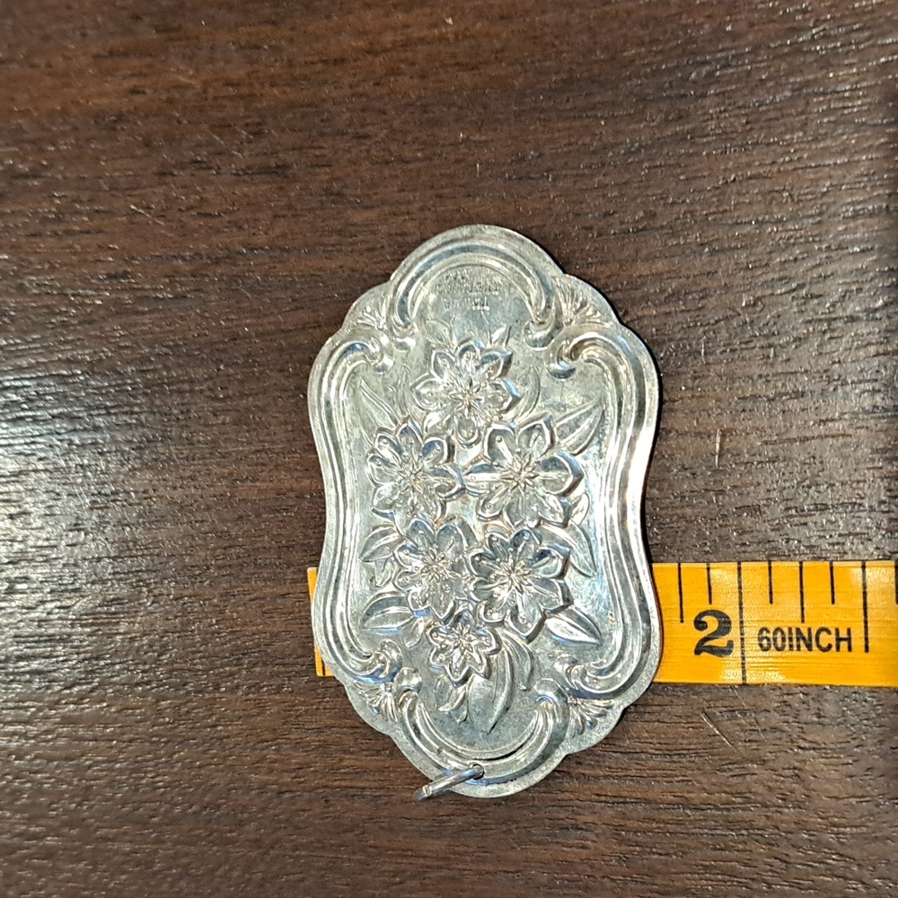 1986 Towle Sterling Floral  Medallion - Picture 5 of 5